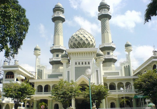 masjid agung jami' malang depan